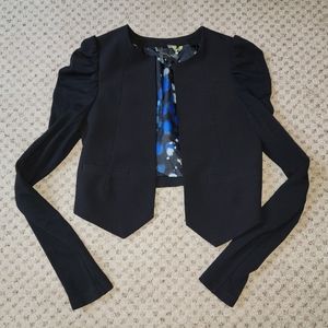 Divided cropped jacket